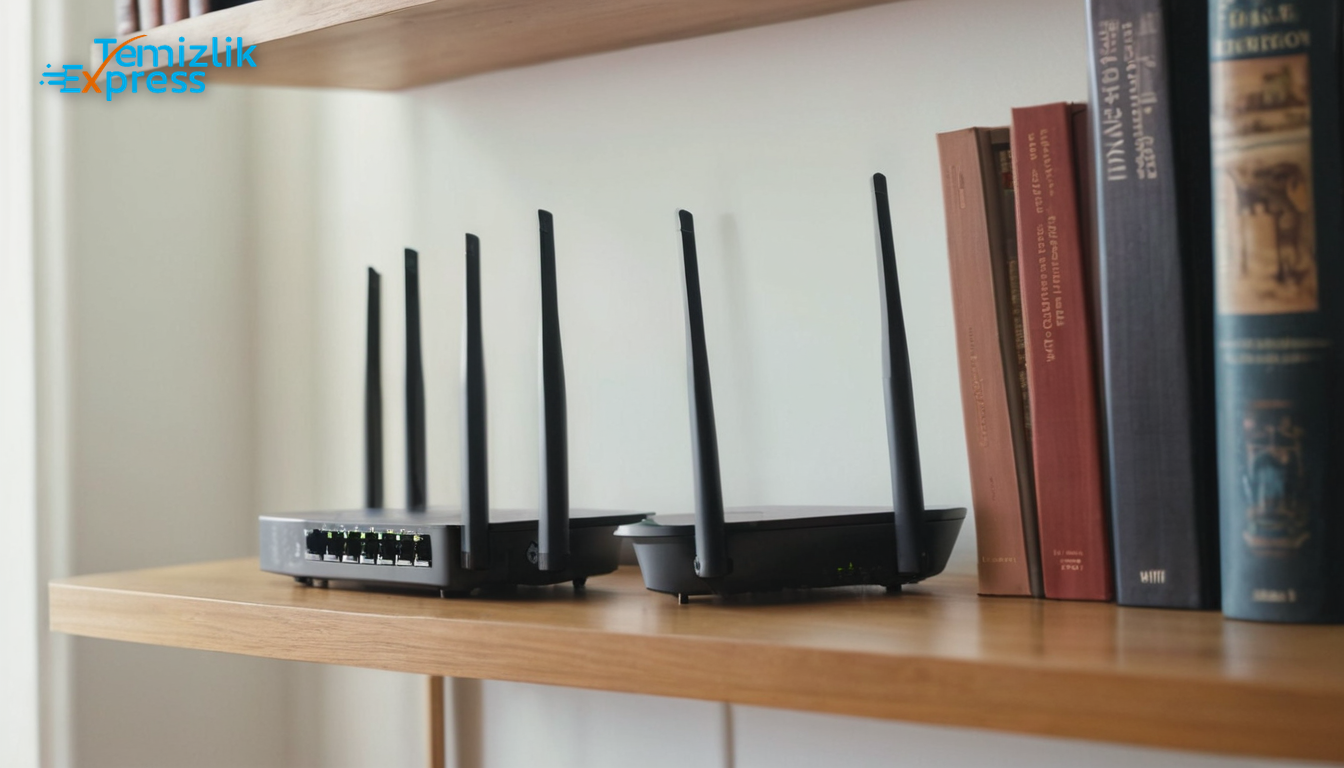 wifi router modem toz temizlik